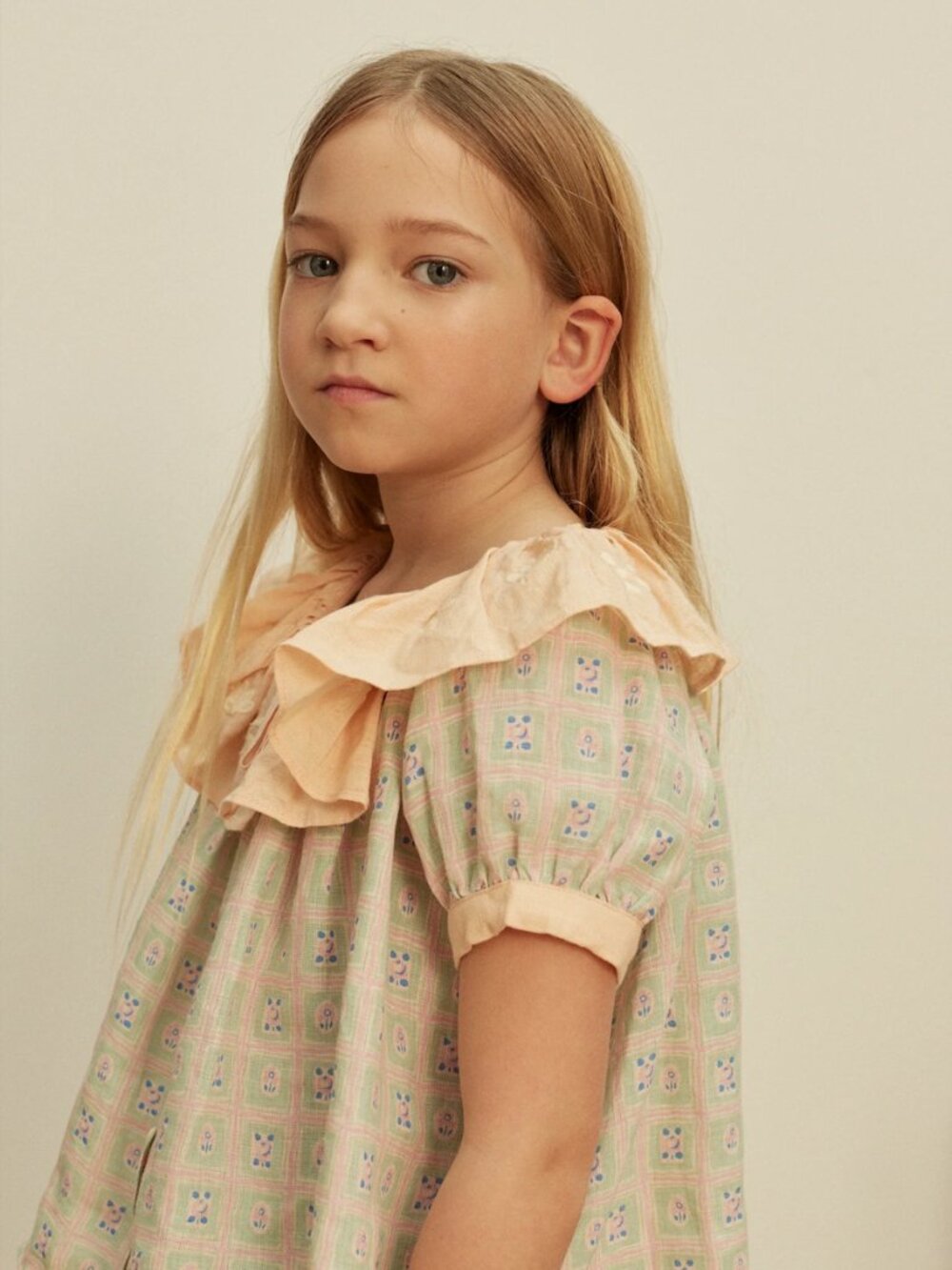 Apolina Zabina Blouse with Ruffle Collar NWT